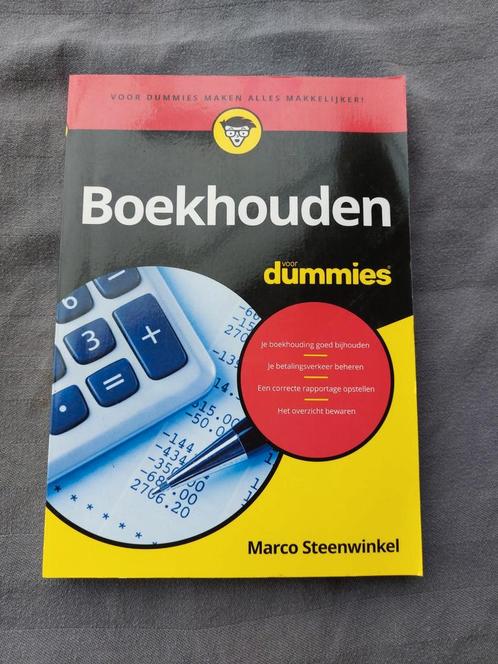 Boekhouden voor Dummies, Livres, Informatique & Ordinateur, Comme neuf, Enlèvement ou Envoi