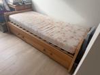 Éénpersoonsbed uitschuifbaar, 100 cm, Une personne, Brun, Enlèvement