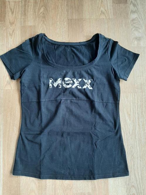 Mexx zwart T-shirt, Kleding | Dames, T-shirts, Gedragen, Maat 36 (S), Zwart, Korte mouw, Ophalen of Verzenden