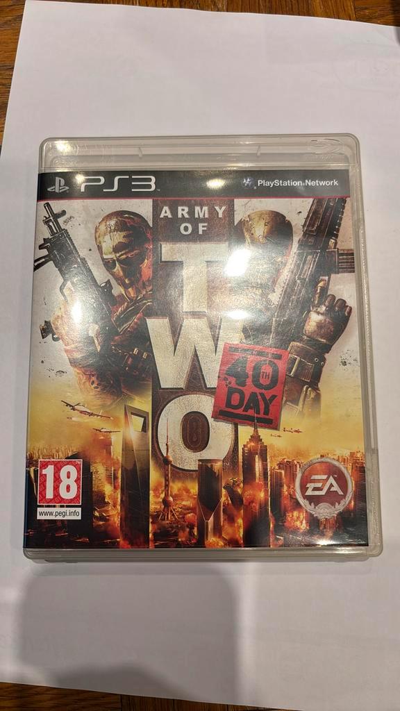 Army of Two: The 40th Day, PS3, Games en Spelcomputers, Games | Sony PlayStation 3, Zo goed als nieuw, Shooter, Vanaf 18 jaar