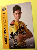 wielerkaart team jumbo wout van aert signe, Sport en Fitness, Verzenden, Zo goed als nieuw