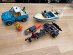 Playmobil boot + wagen, Kinderen en Baby's, Speelgoed | Playmobil, Gebruikt, Ophalen of Verzenden