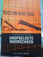 Onopgeloste moordzaken, Ophalen of Verzenden, Zo goed als nieuw