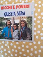 singel RICCHIePOVERI QUESTA SERA(bpost gratis, Ophalen of Verzenden, Gebruikt