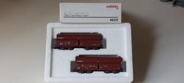CFL MARKLIN SET MET 2 HOPPERS HO*AC NR. 46251 beschikbaar voor biedingen
