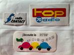 Stickers RADIO  RTBF. radio CONTACT. TOP radio, Verzamelen, Ophalen of Verzenden