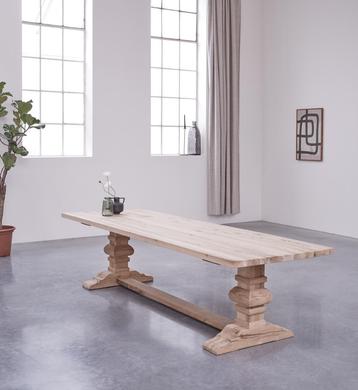 Tafel, Kloostertafel, Oud eiken tafel, Keukentafel, Eiken beschikbaar voor biedingen