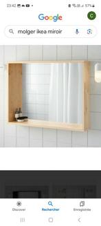 Miroir sdb 140cm sur 60 cm tablette bouleau neuf pour 70 €, Maison & Meubles, Enlèvement, Neuf