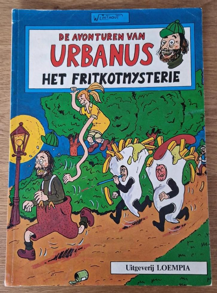 Urbanus - Het fritkotmysterie -1(1983) Strip, Boeken, Stripverhalen, Gelezen, Eén stripboek