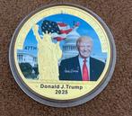 Donald Trump 2025 penning, Postzegels en Munten, Penningen en Medailles, Ophalen of Verzenden, Overige materialen