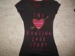 t-shirt Lola & Liza XXS in nieuwstaat, Kleding | Dames, T-shirts, Bruin, Lola & Liza, Ophalen of Verzenden, Zo goed als nieuw