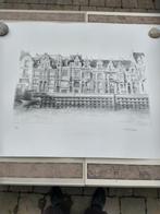 Grand dessin.Le quai flamand à Gand. Daniel Cazaerck. 1985., Enlèvement ou Envoi
