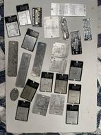 Plaques d'immatriculation de châssis diverses marques 24 x, Collections, Utilisé, Enlèvement ou Envoi, Voitures
