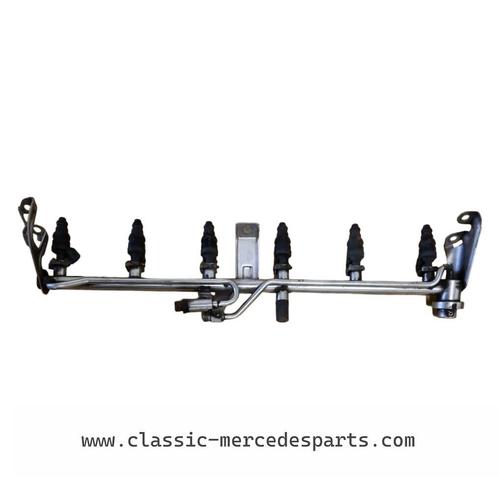 Injector rail met injectoren Mercedes m104, Auto-onderdelen, Brandstofsystemen, Gebruikt, Ophalen of Verzenden
