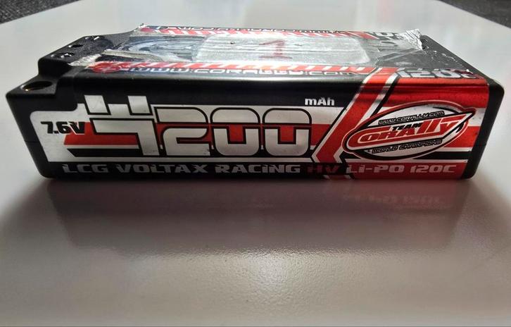 Lipo Team Corally 2s - 7.6v - 4.200mAh, Hobby en Vrije tijd, Modelbouw | Radiografisch | Overige, Zo goed als nieuw, Ophalen of Verzenden