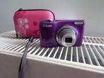 Compact digitale camera NIKON COOLPIX + hardcase Hama roze, TV, Hi-fi & Vidéo, Appareils photo numériques, Comme neuf, 4 à 7 fois