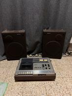 sony stereo cassette tc 144 cs, TV, Hi-fi & Vidéo, Chaîne Hi-fi, Enlèvement, Comme neuf, Haut-parleurs, Sony