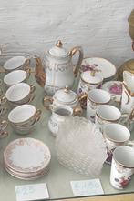 8 delig koffieservies met goudkleurige afwerking, Ophalen