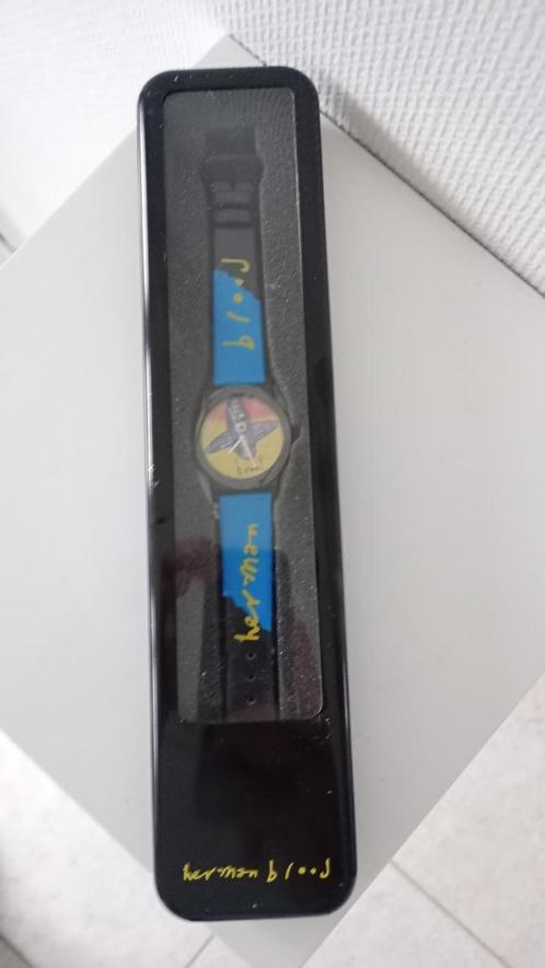 Horloge kunstenaar Herman Brood Ltd Edition, Handtassen en Accessoires, Horloges | Heren, Nieuw, Polshorloge, Overige merken, Kunststof