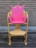 Tiamo Wood Collection Meegroei-kinderstoel - Met kussentje, Kinderen en Baby's, Kinderstoelen, Ophalen, Gebruikt, Meegroeistoel