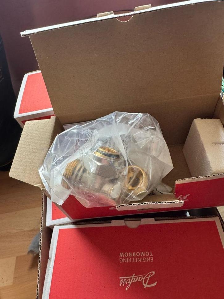 danfoss RAX-k onderblok compleet recht, Doe-het-zelf en Bouw, Thermostaten, Nieuw, Ophalen of Verzenden