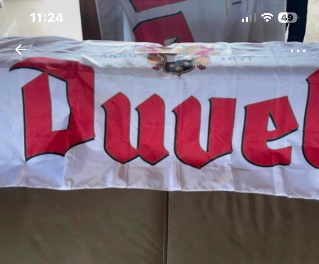 Duvel vlag 140/90 cm, Ophalen of Verzenden, Nieuw
