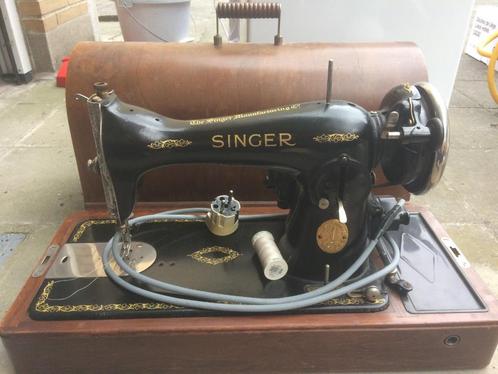 Old Singer 15K88 elektrische naaimachine, Antiek en Kunst, Antiek | Naaimachines, Ophalen