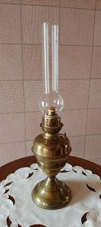 Petroleumlamp in koper, Antiek en Kunst, Ophalen, Koper