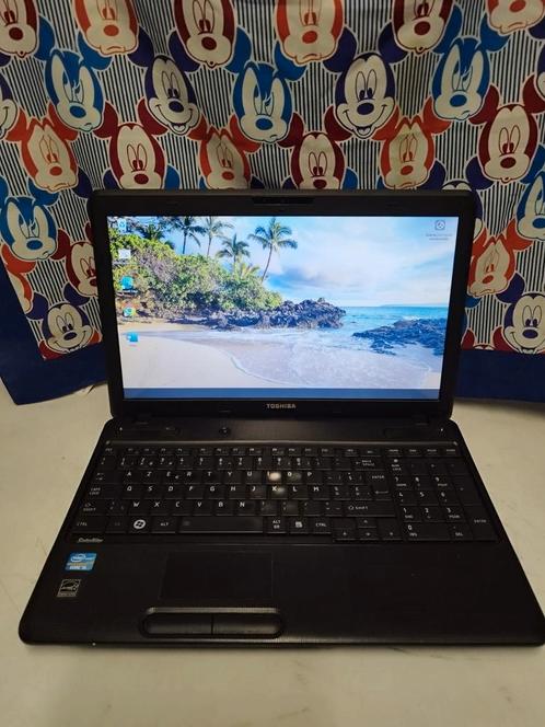 LAPTOP TOCHIBA C660-15.6INCH CAM WIFI WINDOWS 11, Computers en Software, Windows Laptops, Gebruikt, 15 inch, SSD, 2 tot 3 Ghz