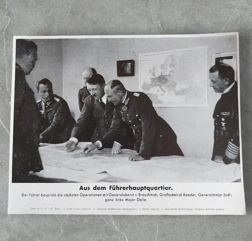 Duitse WO2 Führerhauptquartier kriegsberichter foto, Verzamelen, Militaria | Tweede Wereldoorlog, Ophalen of Verzenden