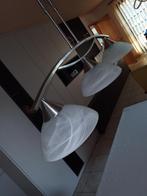 Plafondverlichting, Huis en Inrichting, Lampen | Plafondlampen, Ophalen, Zo goed als nieuw, Glas