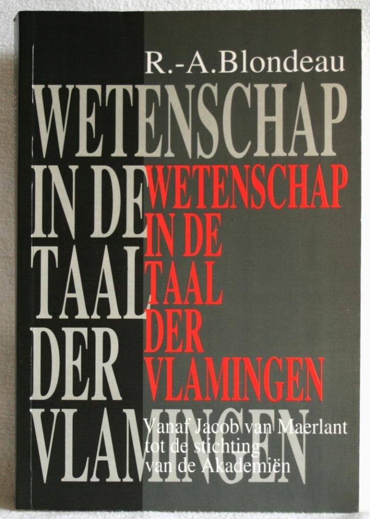 Vlaams in de wetenschap vanaf Jacob van Maerlant., Boeken, Wetenschap, Gelezen, Ophalen of Verzenden