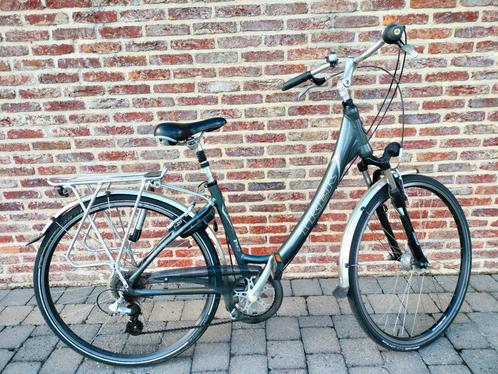 Damesfiets Trek T80 Navigator [ NIEUWSTAAT ], Fietsen en Brommers, Fietsen | Dames | Damesfietsen, Zo goed als nieuw, Versnellingen