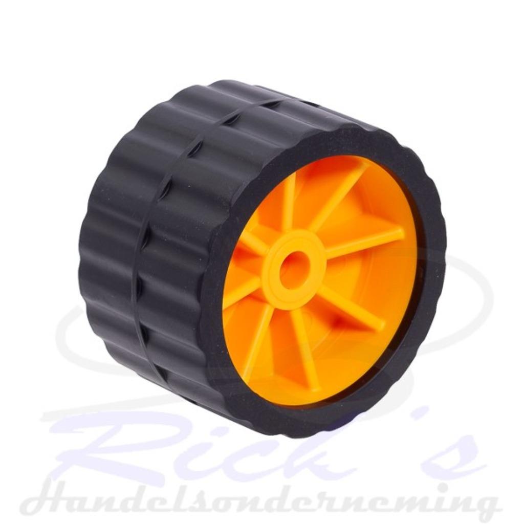 Bootrol / kimrol 75x120 mm oranje/zwart kunststof asgat 14.5, Watersport en Boten, Accessoires en Onderhoud, Ophalen of Verzenden