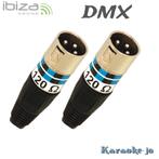 IBIZA XLR-EOL XLR-male 120 Ohm DMX afsluitweerstanden, Muziek en Instrumenten, Licht en Laser, Ophalen of Verzenden, Nieuw