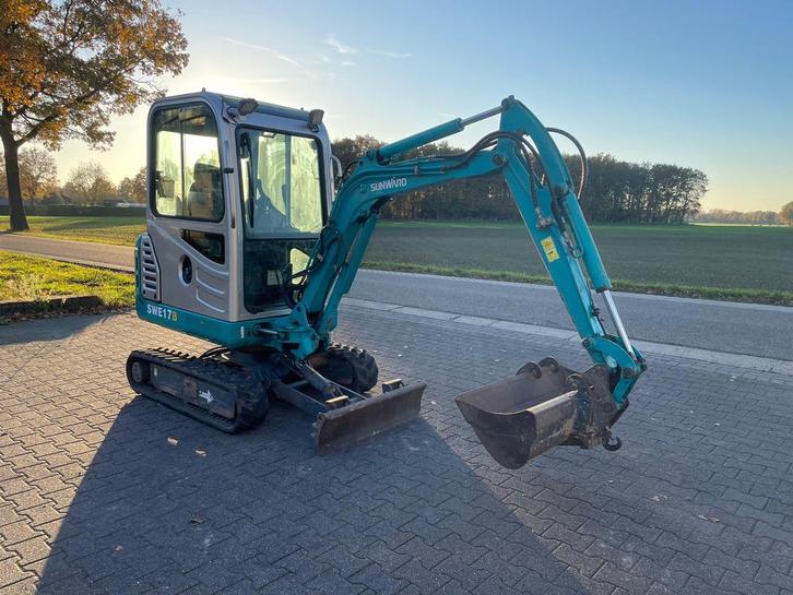 Sunward SWE17B minigraver (bj 2018), Zakelijke goederen, Machines en Bouw | Onderdelen, Ophalen