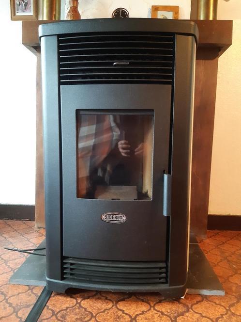Poêle pellets SIDEROS Gemini 11Kw, POUR PIECES., Huis en Inrichting, Kachels, Gebruikt, Vrijstaand, Pelletkachel, Overige brandstoffen