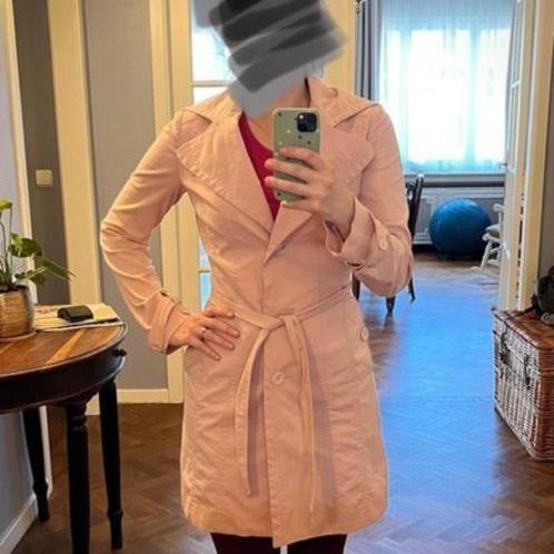 Patrizia Pepe Trench coat manteau size 34 / XS, Vêtements | Femmes, Vestes | Été, Comme neuf, Taille 34 (XS) ou plus petite, Rose