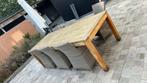 Tuintafel + 6 stoelen, Ophalen, Gebruikt, Rechthoekig, Teakhout