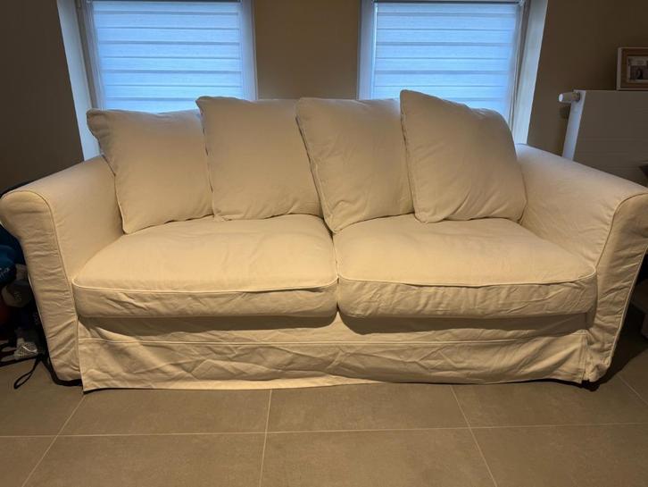 Canapé-lit IKEA écru – excellent état (quasi neuf), Maison & Meubles, Chambre à coucher | Canapés-lits, Comme neuf, 140 cm, 200 cm