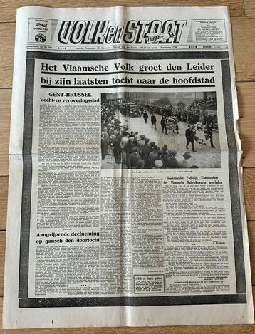 Volk en Staat oktober 1942 Staf De Clercq, Ophalen of Verzenden