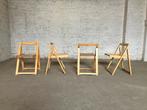 Vintage kwalitatieve klapstoelen, Ophalen, Gebruikt, Bruin, Vintage