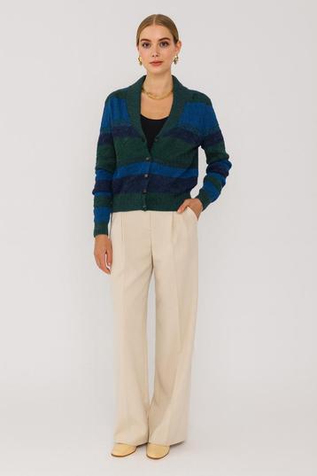 Exclusieve vintage wollen cardigan van Bogner maat 38/40 beschikbaar voor biedingen