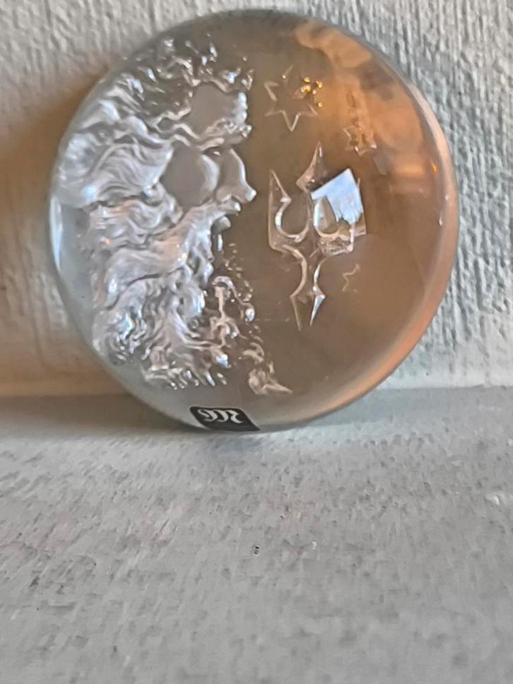 Mats Jonasson, presse papier, figuur Poseidon, Antiquités & Art, Antiquités | Verre & Cristal, Enlèvement ou Envoi