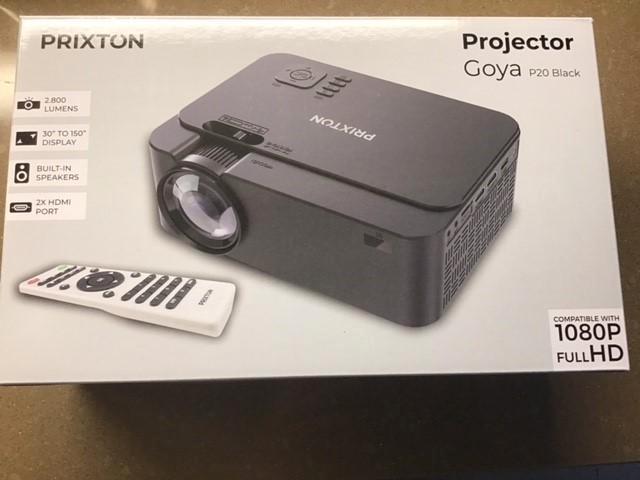 beamer PRIXTON Goya P20 mini projector niewu, Audio, Tv en Foto, Beamers, LED, Ophalen of Verzenden