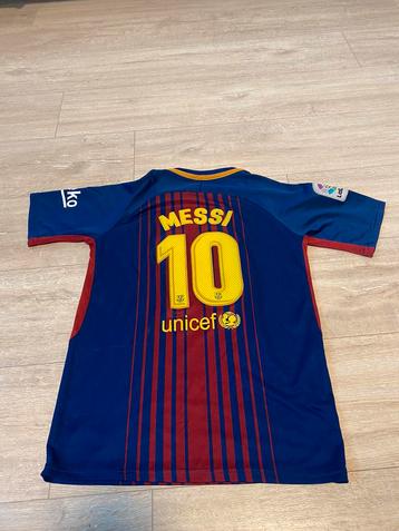 Maillot de football Messi disponible aux enchères