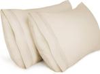 Taies d'oreiller (2 pièces en microfibre brossée) LIVRAISON
