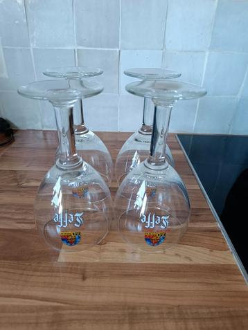 Leffe glazen 4 stuks beschikbaar voor biedingen