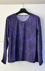 Gerry Weber paarse T-shirt met bloemen, Paars, Maat 42/44 (L), Ophalen of Verzenden, Zo goed als nieuw