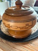 Ingelegd hout pot en schaal handwerk, Ophalen